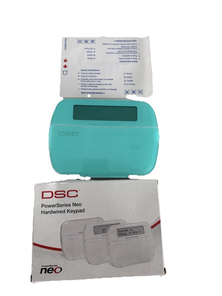 DSC HS2LCDENG N PowerSeries Neo Hardwired LCD Keypad Full Message