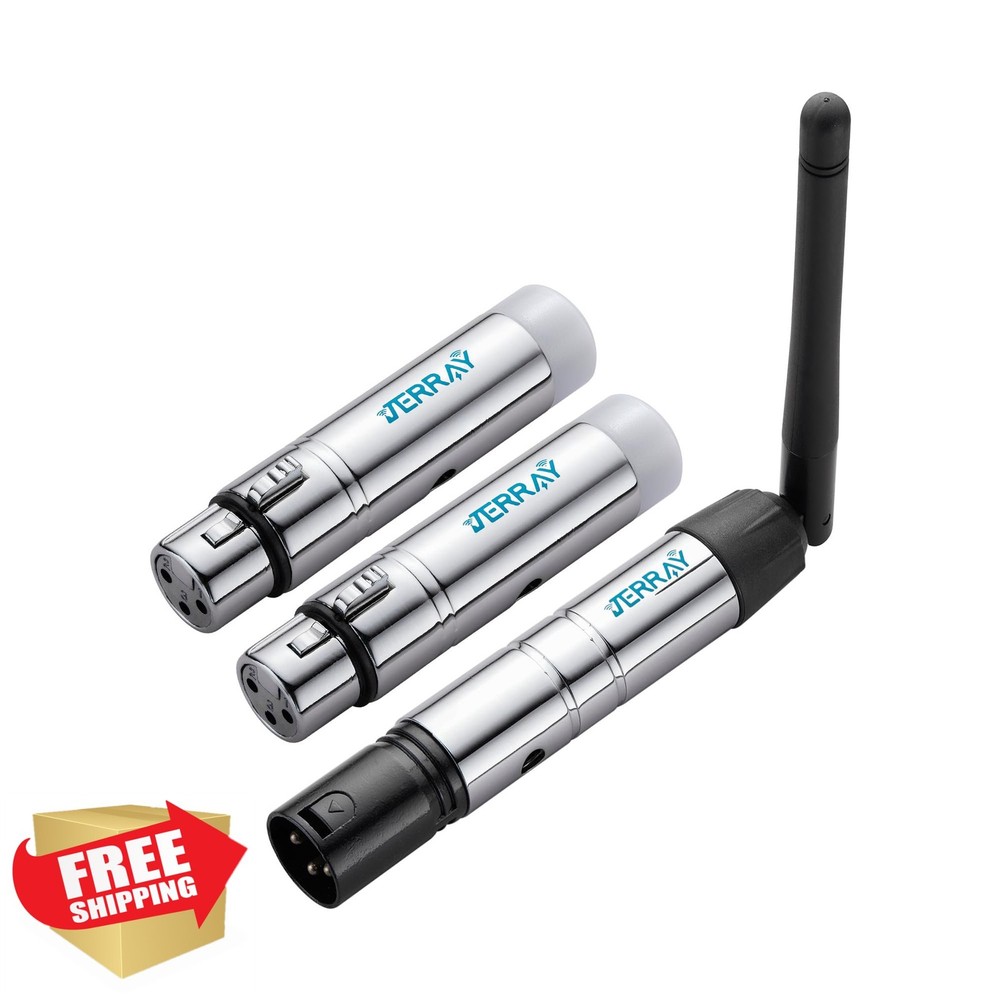 JERRAY 2.4G Wireless DMX Receiver 1 Transmitter LED Control