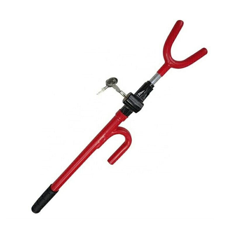 Universal Car Steering Wheel Lock Anti-Theft Security System Adjustable Length