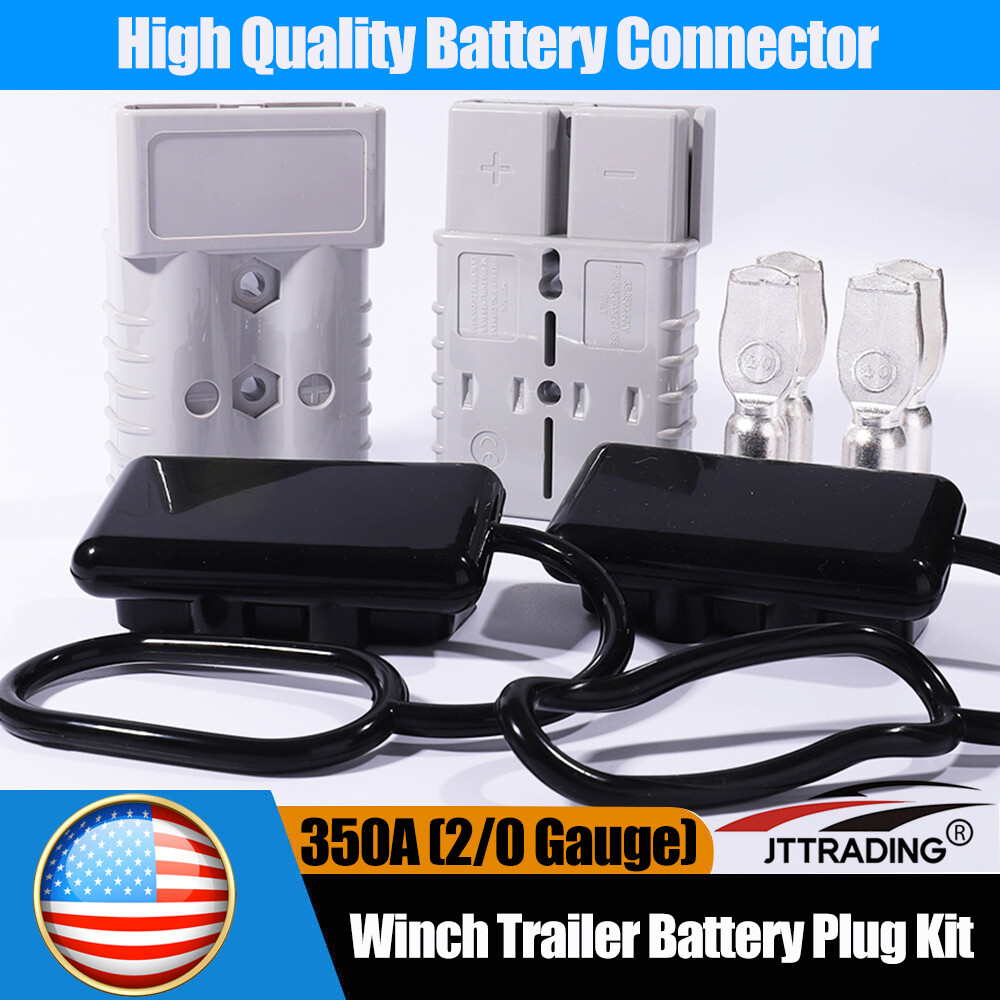 350Amp Battery Quick Connect/Disconnect Connector 12V Wire Harness Plug Connect