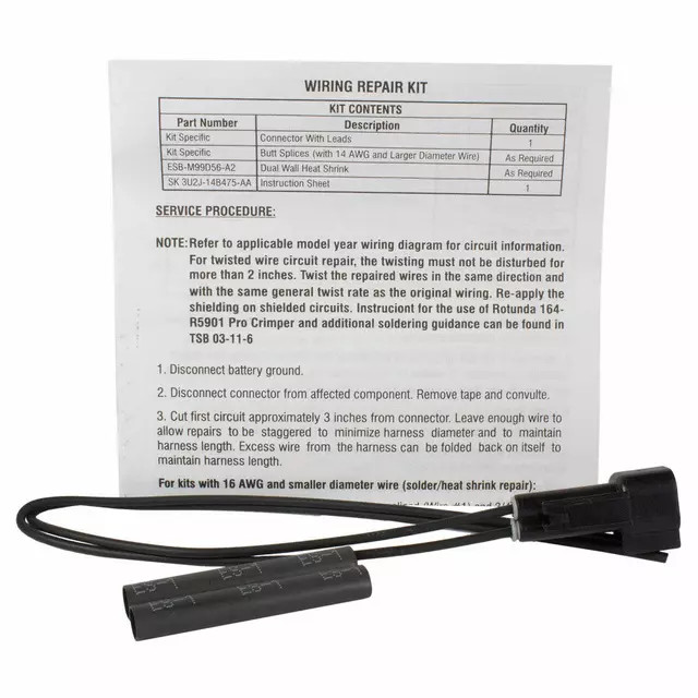 Genuine Ford Wire Assembly 3U2Z14S411DCAB