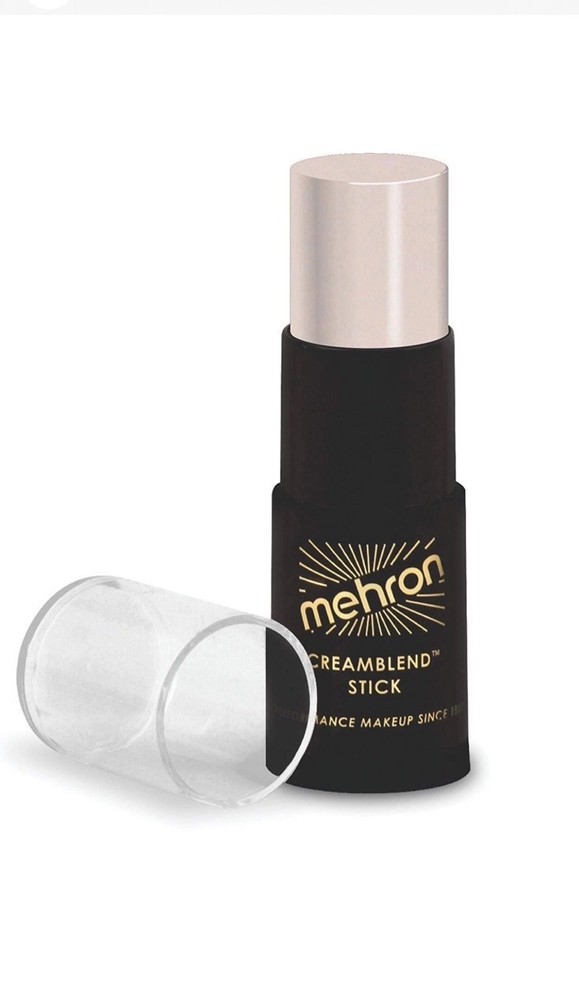 Mehron CreamBlend Stick Professional Makeup Alabaster Full Coverage Formula