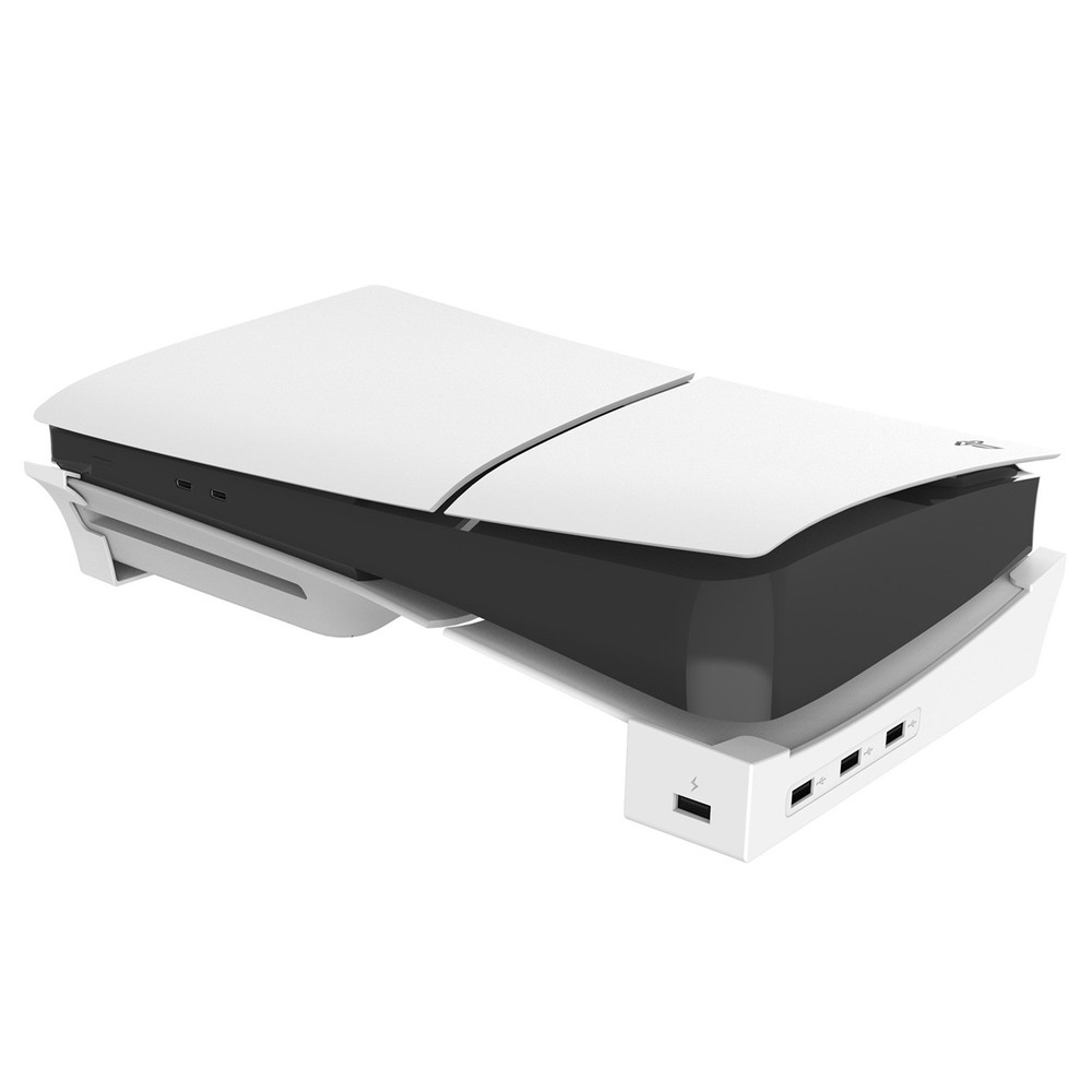 Horizontal 4 HUB Charging Base Stand Bracket Holder For PS5 Slim Console
