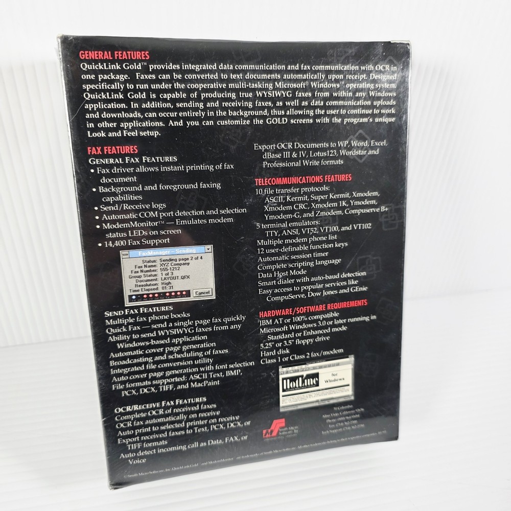 Quicklink Gold Microsoft Windows Computer Software Compatible - Brand New Sealed