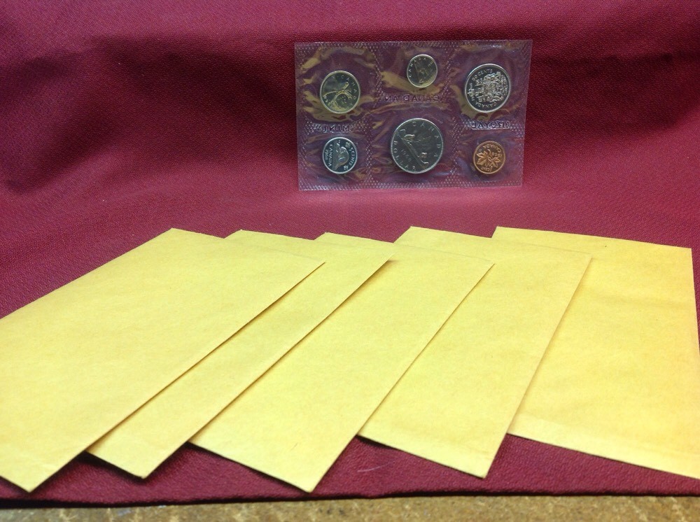5 1968 Canadian Prooflike Sets