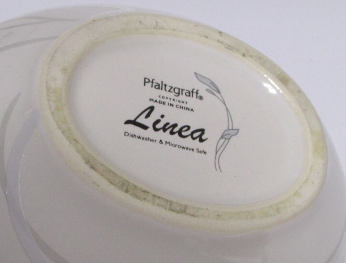Pfaltzgraff Linea Calla Lily Sugar and Creamer Set