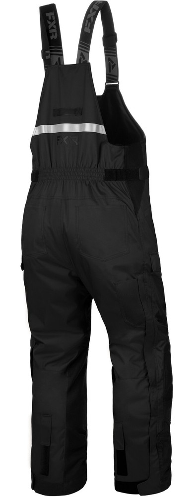 FXR Excursion Mens Snow Bibs Black