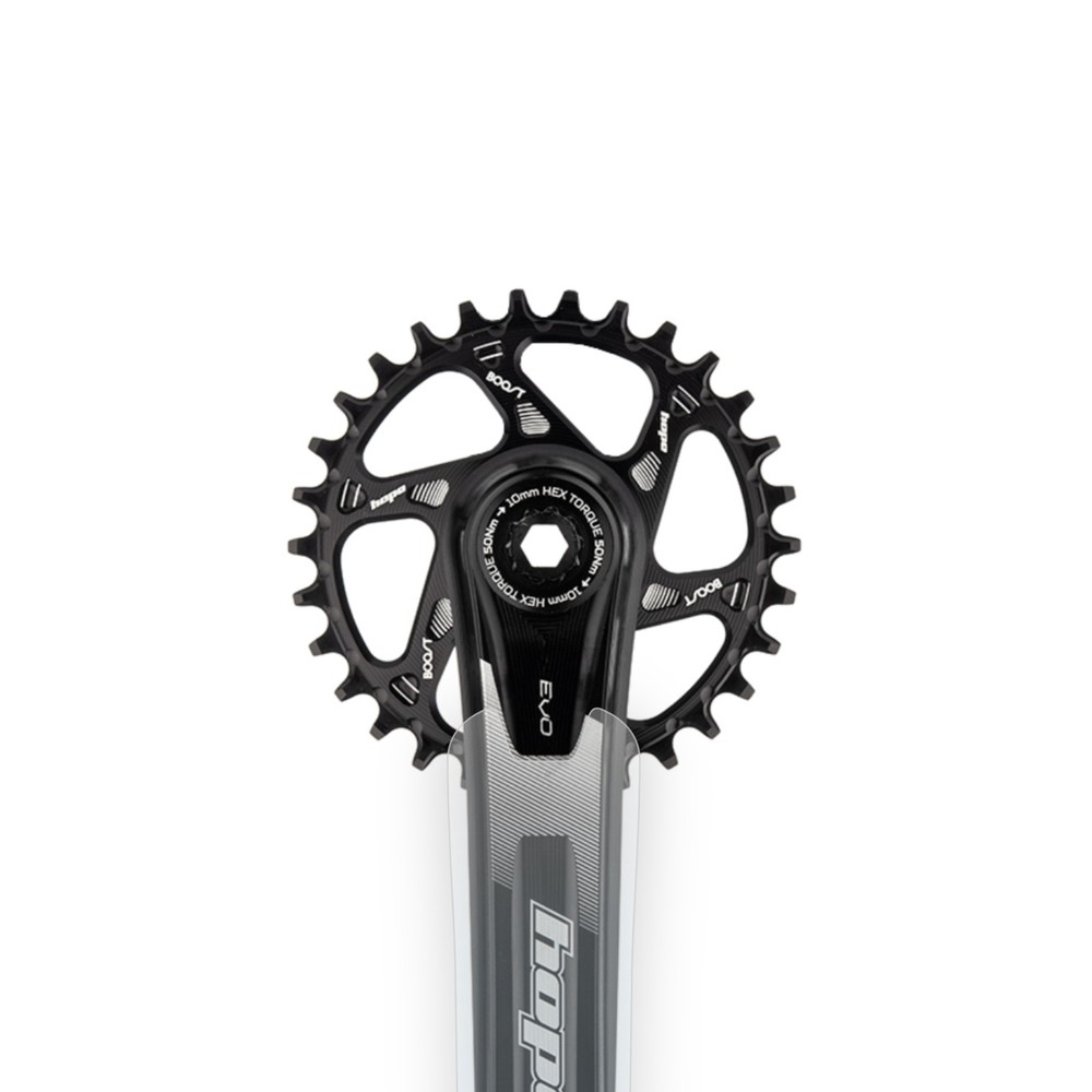 Hope Evo Crank Arm Protection Set | Shield Clear Vinyl Protector