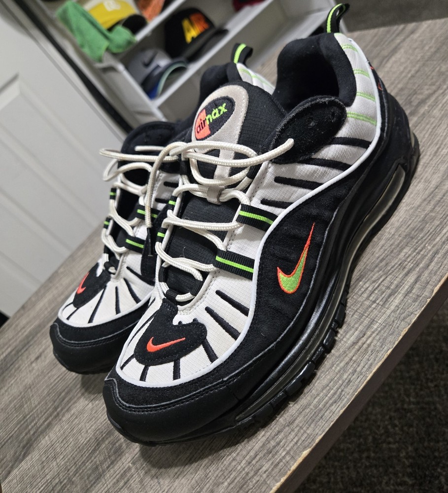 NikeAirMax98,.size:10.5,Highlighter Black