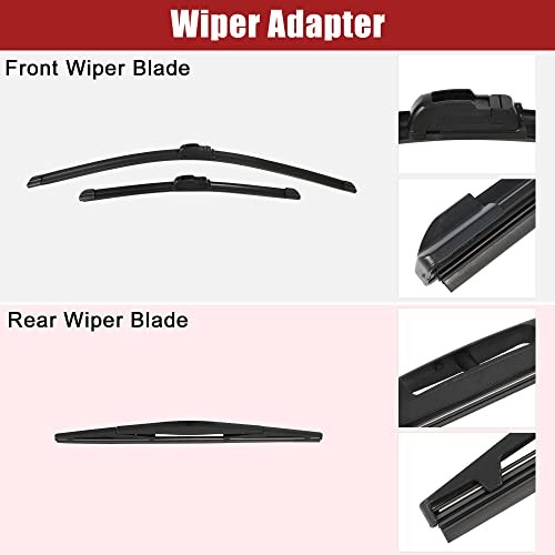 28" 13" 14" Front Rear Windshield Wiper Blade Replacement Set Quality Fit