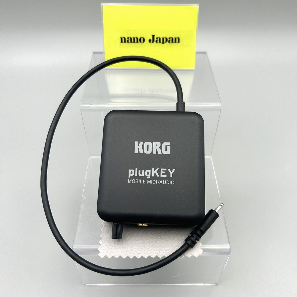 Korg PlugKey Mobile MIDI Audio Interface iOS iPhone iPad Lightning Black Used