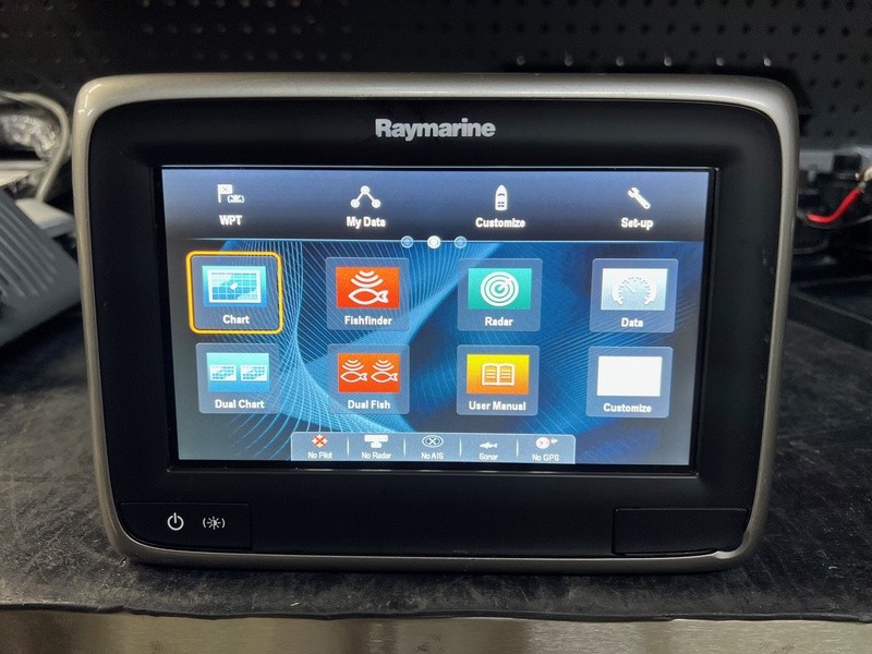 Raymarine a78 Touchscreen MFD Sonar Radar WiFi Chartplotter E70203 | 180 DAY ...
