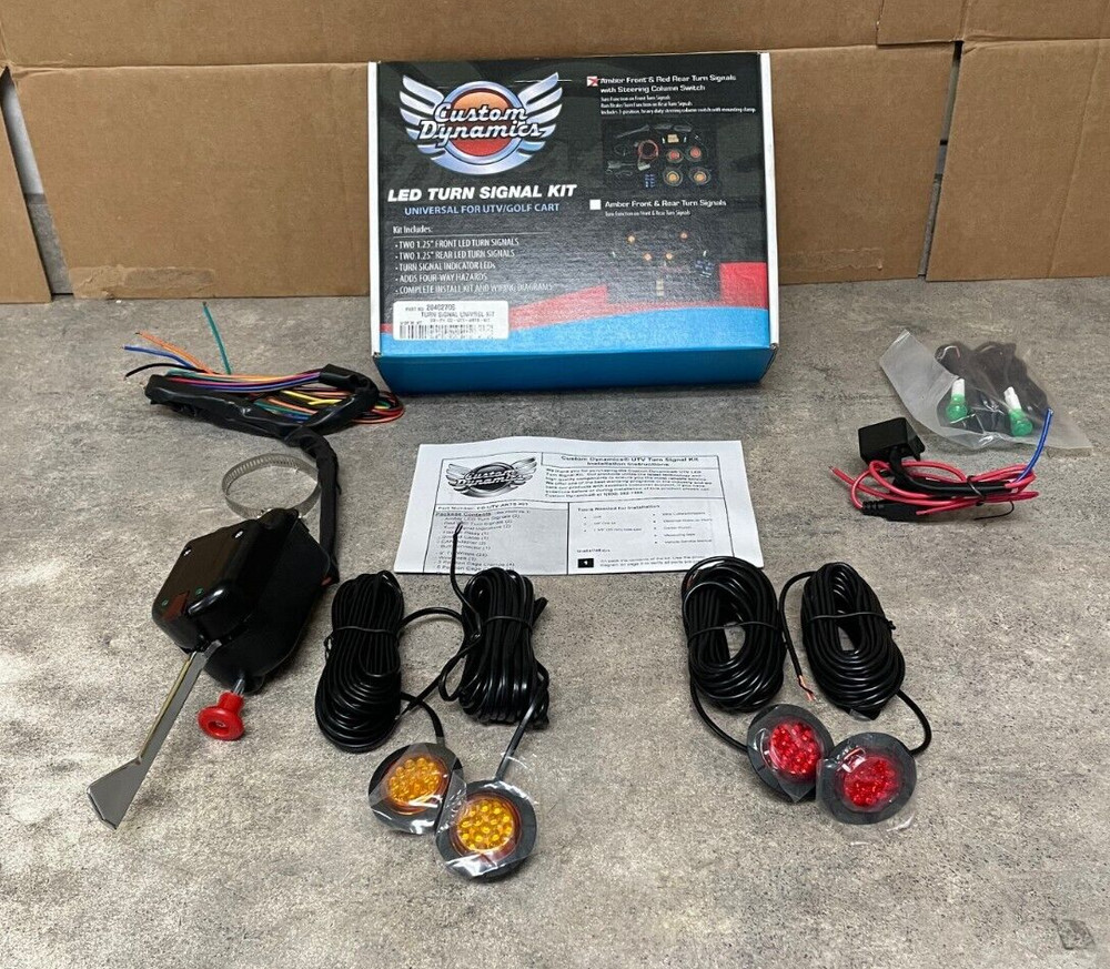 Custom Dynamics - CD-UTV-ARTS-KIT - UTV Turn Signal Kit UNIVERSAL FIT