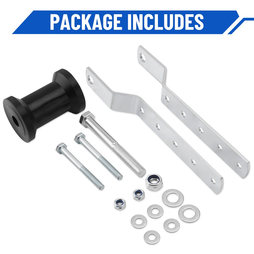 Heavy Duty 5" Adjustable Keel Roller Bracket Assembly for 3" Tongue Boat Trailer