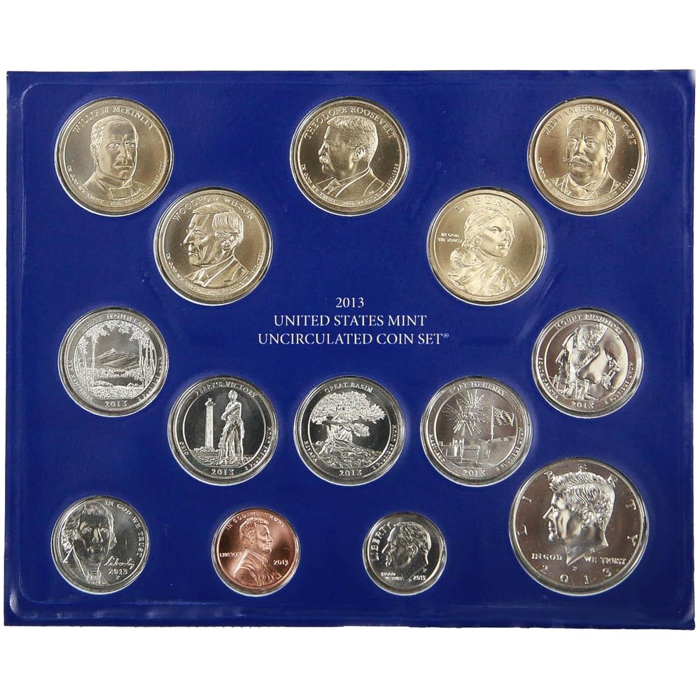 2013 Mint Set Original Plastic 28 BU US Coins BU