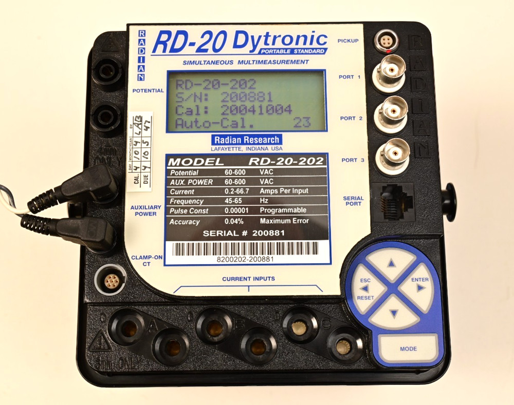 Radian Research RD-20-202 Single Phase Portable Standard