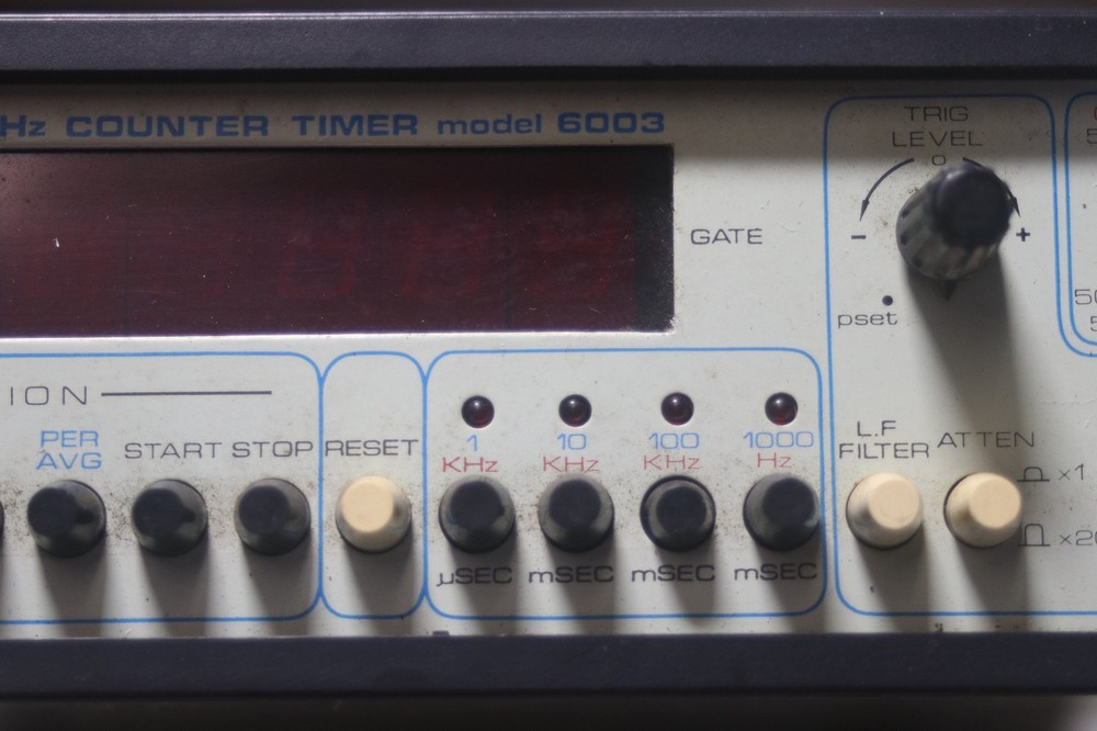 Kontron Electronic 100mhz Counter Timer Model 6003