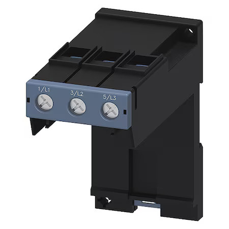 Siemens 3Ru29363aa01 Assembly Support, Screw Terminals, Black