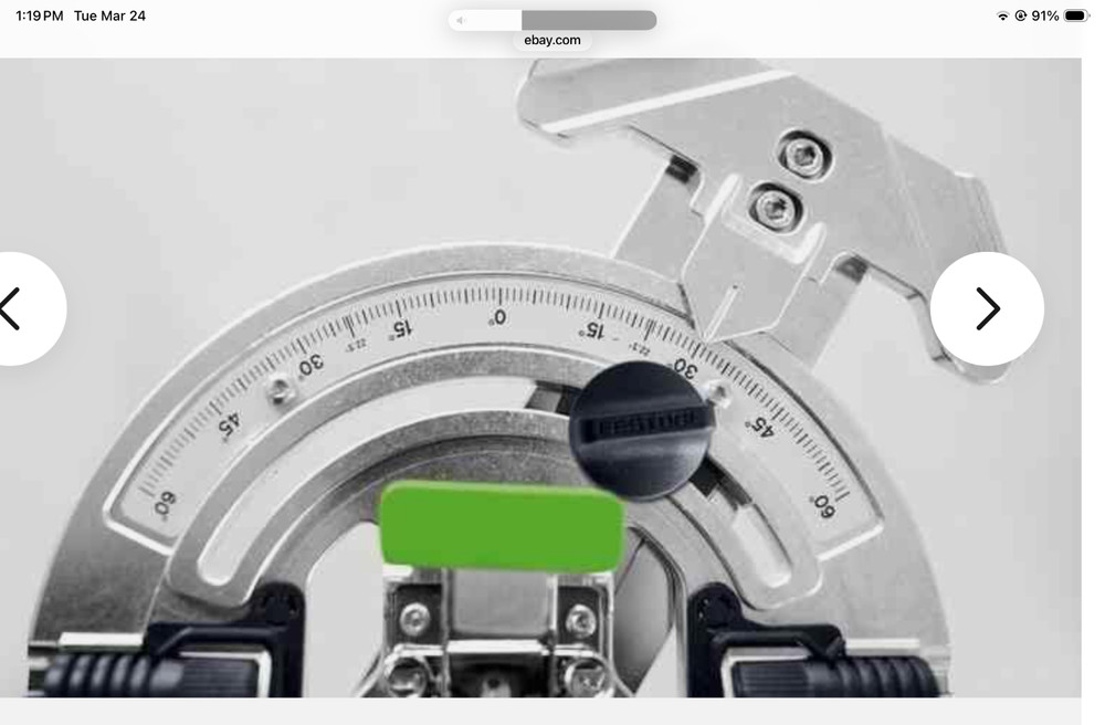 Festool 577040 Guide Rail Angle Stop FS-WA
