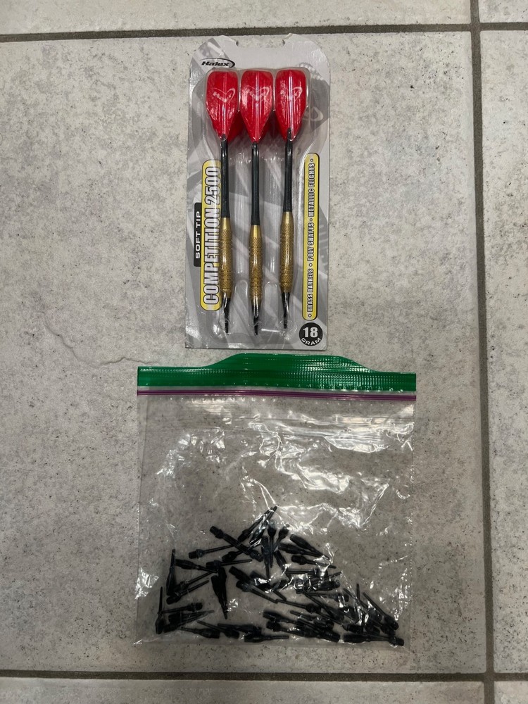 Halex soft tip competition 2500 18 grams and extra tips