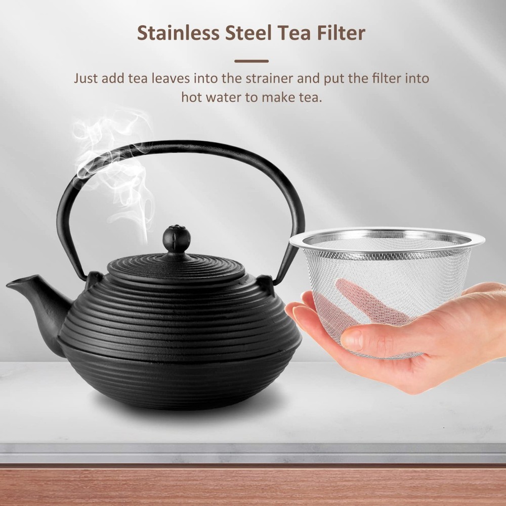 8 Pcs Tea Pot Strainer Teapot Mesh Strainer Insert Stainless Steel Tea Filter...
