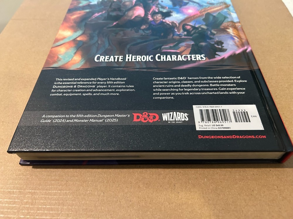 Dungeons & Dragons: Players Handbook 2024