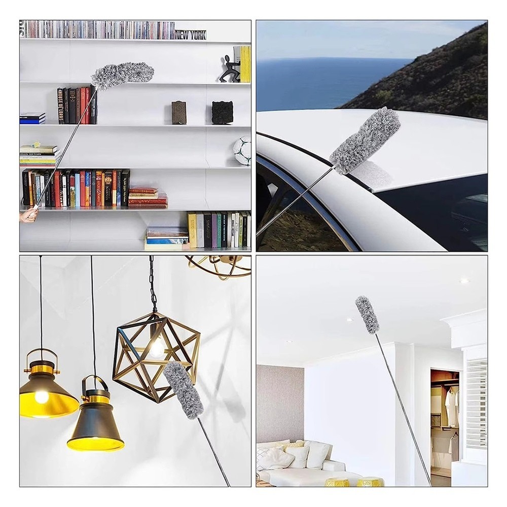 Microfiber Feathers Duster Extendable Duster Long Handle Dusters U3C45503