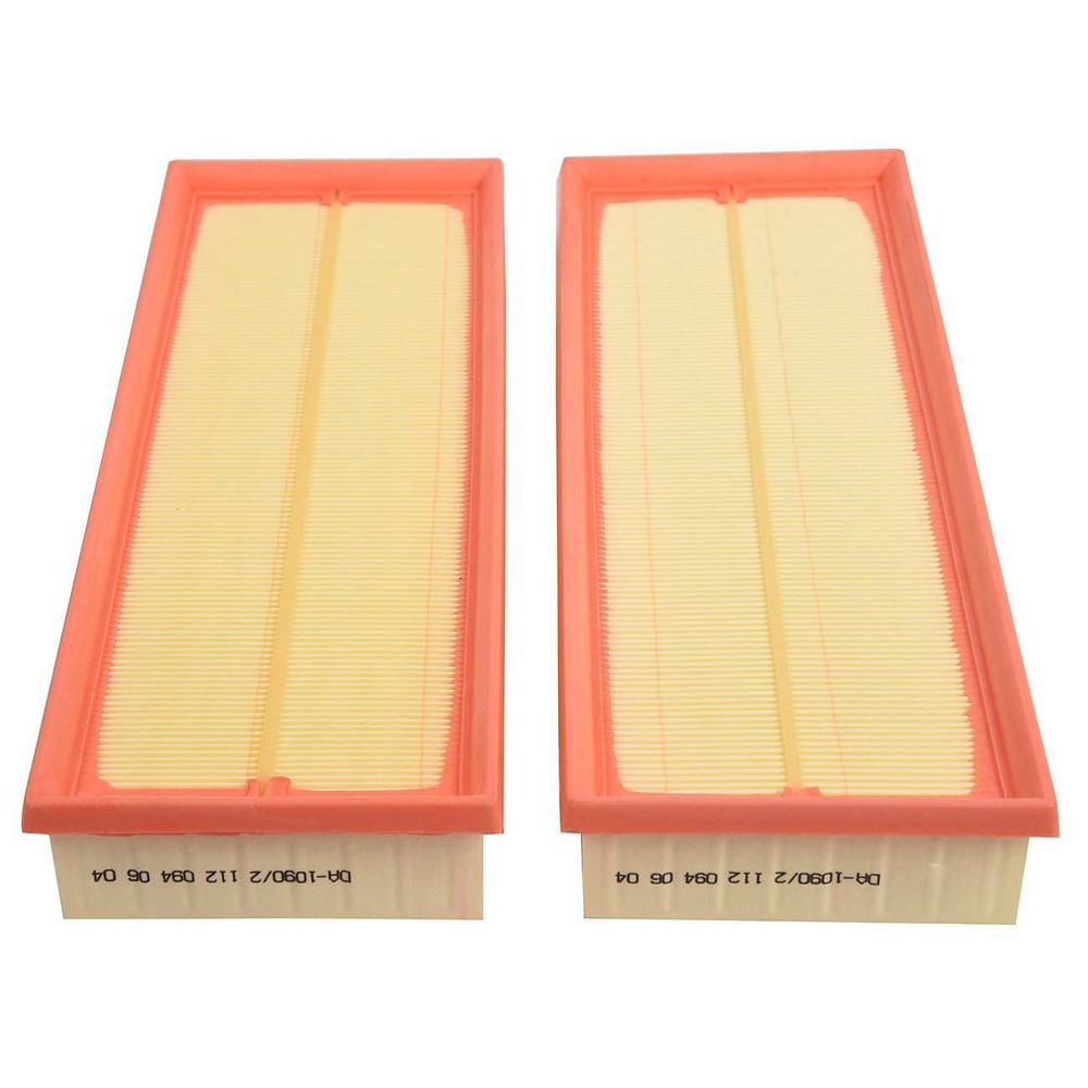 2Pcs Engine Air Filter Fits Mercedes-Benz C240 C280 C300 C320 E320 E350 E500