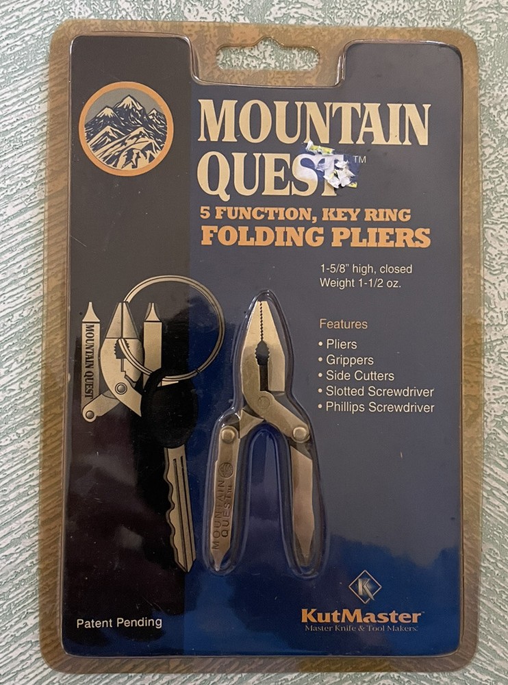 New Kutmaster Mountain Quest Mini Pliers 5 Function