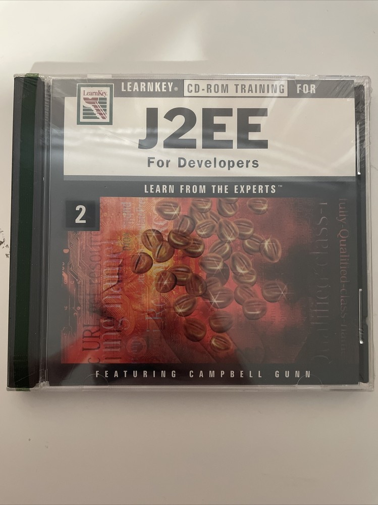 Microsoft Sealed J2EE For Developers Learnkey Cd For Training Lewrn From Experts
