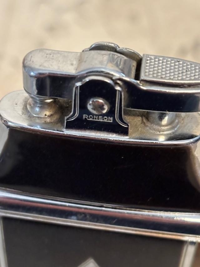 Vintage Ronson Master-Case , Cigarette Case Combination Lighter