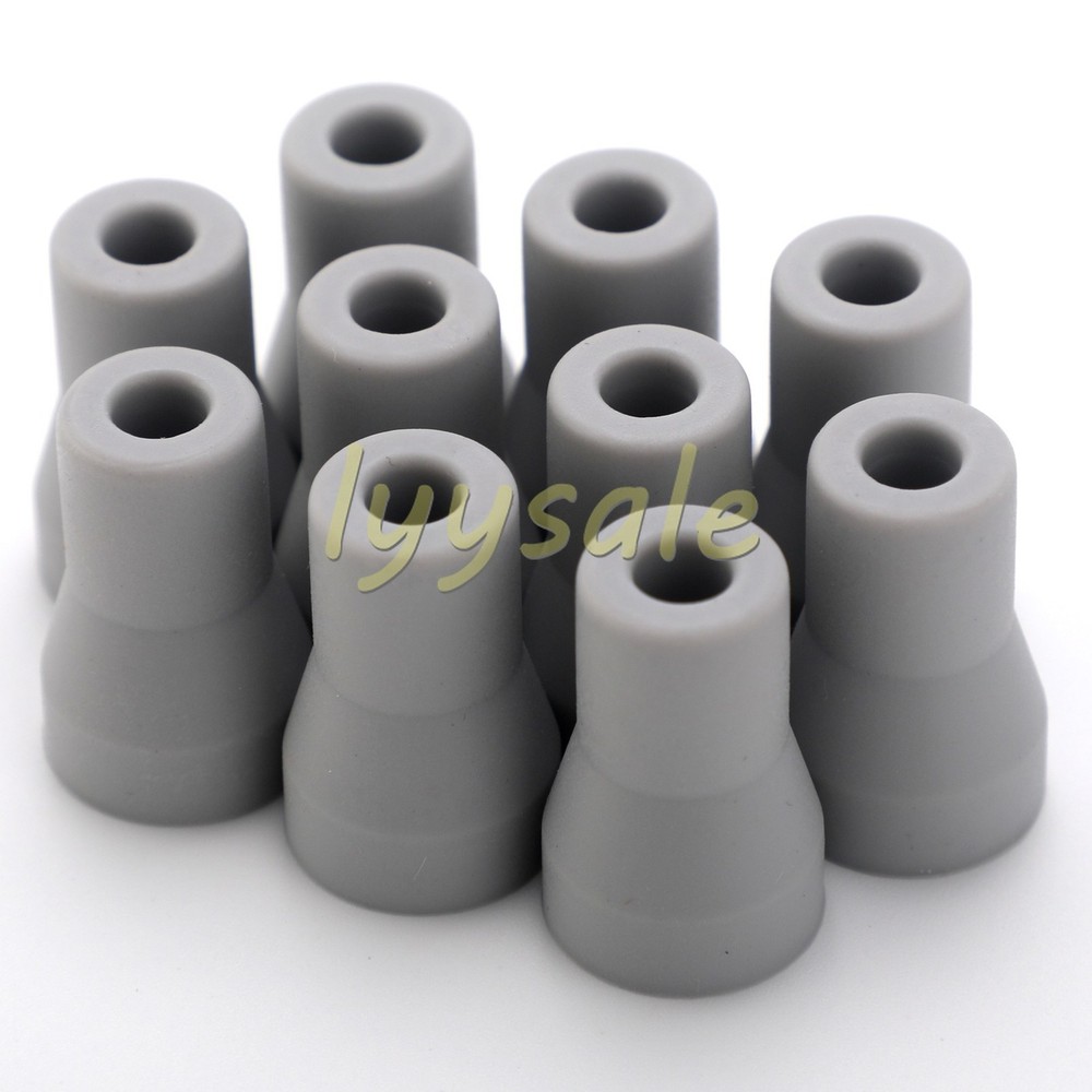 10pcs Dental Saliva Ejector Adapter Tip Rubber Snap Replacement