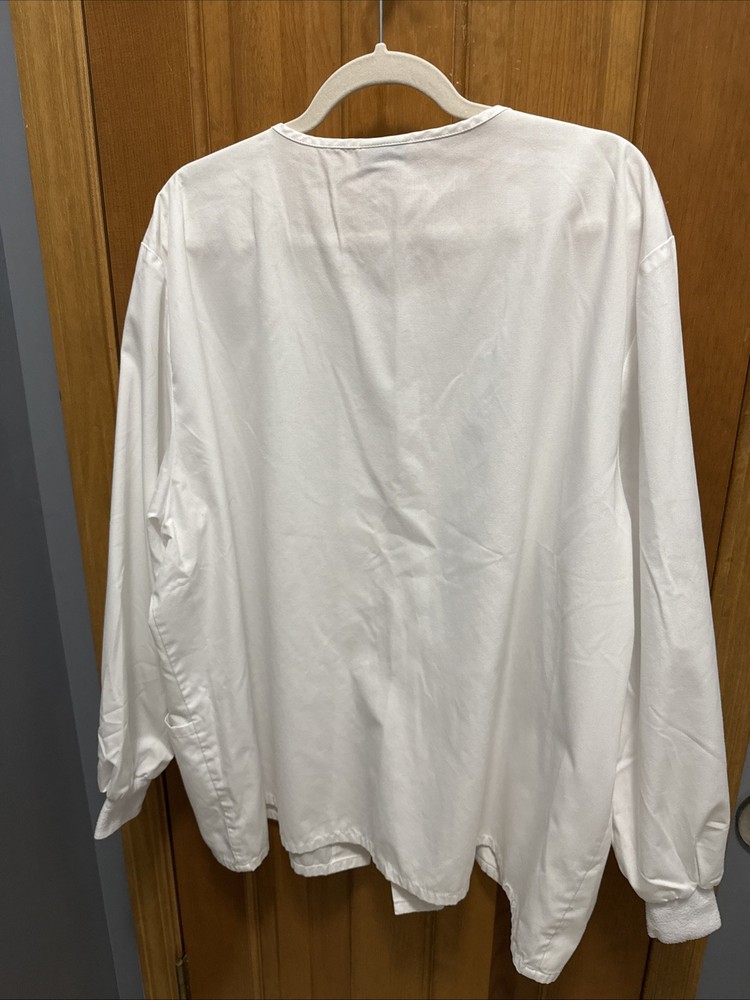 Cherokee White Lab Coat Jacket Women's 2X Short