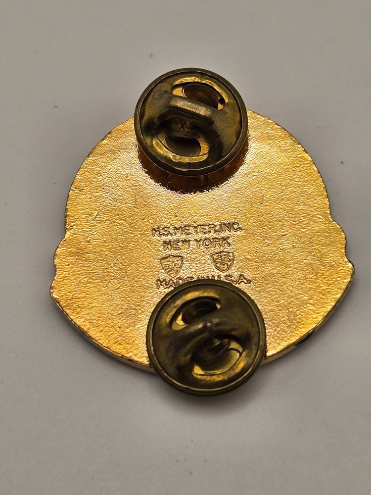 2 Vintage Army 9th Support Command DUI Pins NS Meyer NY