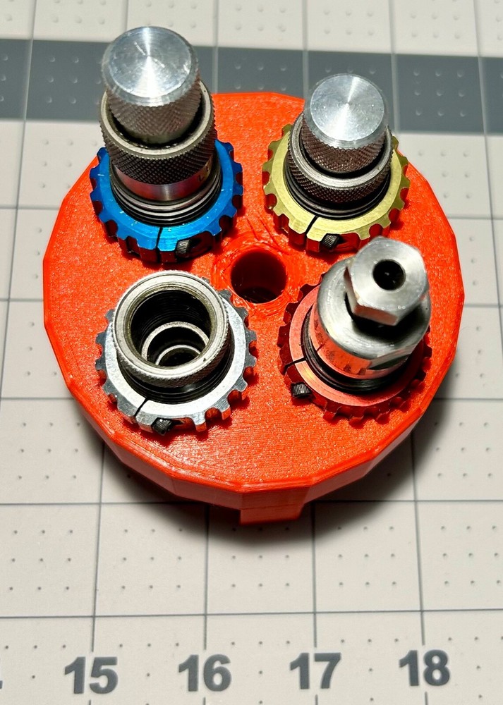 Lee Bushing Reloading Die Storage Rack holds 4 dies