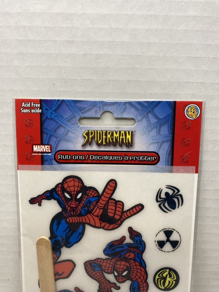 Sandylion Rub On Transfer -Marvel -Spiderman -22001