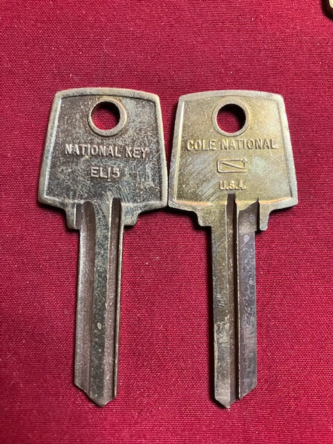 Lot Of 24 Assorted EL Keyblanks, For Elgin Locks