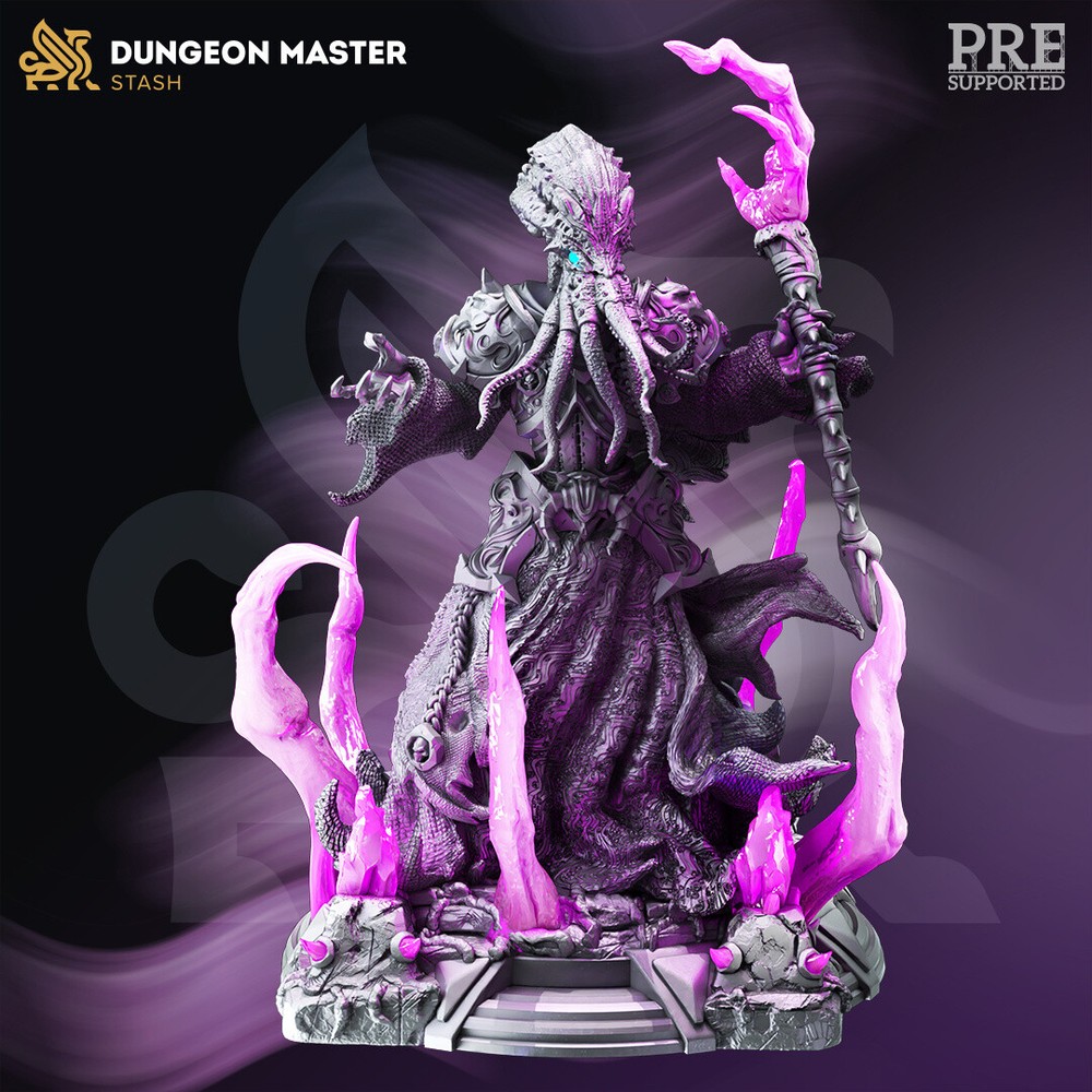 Thilinos Mindflayer Illithid Miniature | D&D DnD |