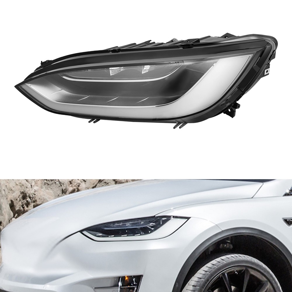 For 2015-2019 Tesla Model X LED Headlight Assembly Headlamp Left Driver Side LH