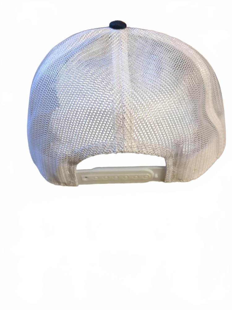 TR Bellingham WA Blue and White Mesh Back Cap