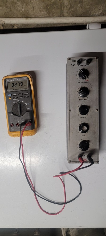 Eico Resistance Decade Box Model 1171 Resistor Untested