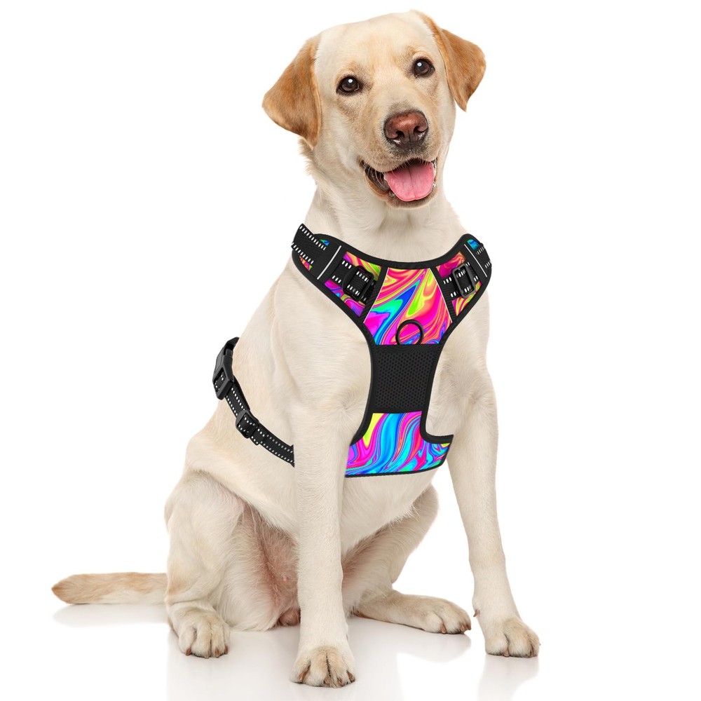 No Pull Dog Harness, Cute Reflective X-Large Sized Puppy Harness, Adjustable ...