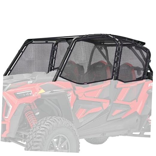 RZR XP4 1000 Window Mesh, Shield Ventilated Protective Door Net Roll Cage