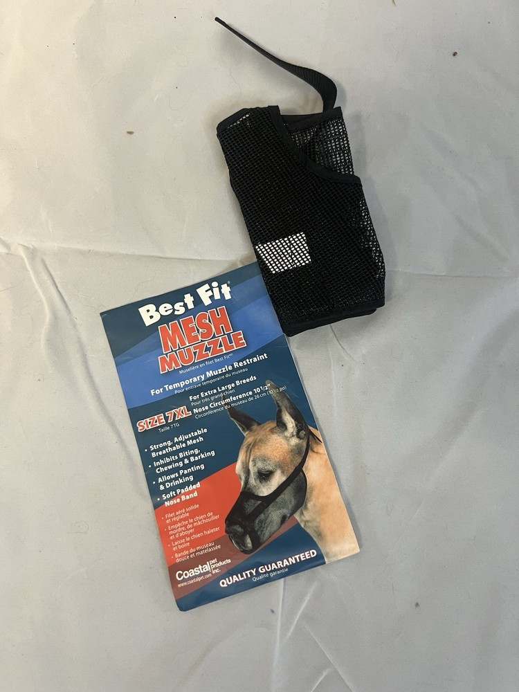 dog muzzle 7XL 10.5” Great Dane