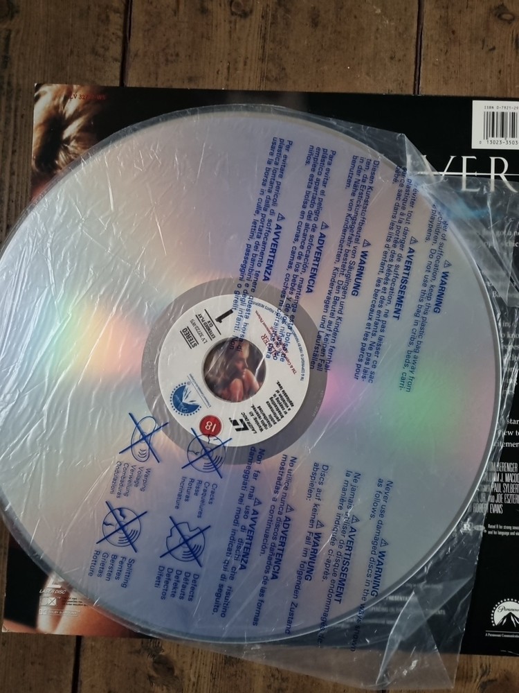 SLIVER - SHARON STONE - LASERDISC