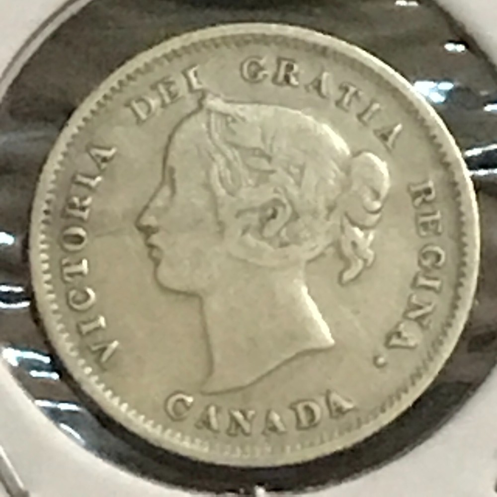 Canada 5 Cents KM 12 VF 1899