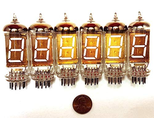 IV-12 Large Vfd 7-Segment Clock Tubes 6pcs