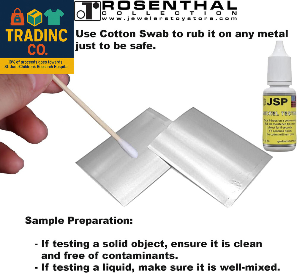 Jewelry-Grade Precision Nickel Testing Solution: Instant Detection at Your Finge