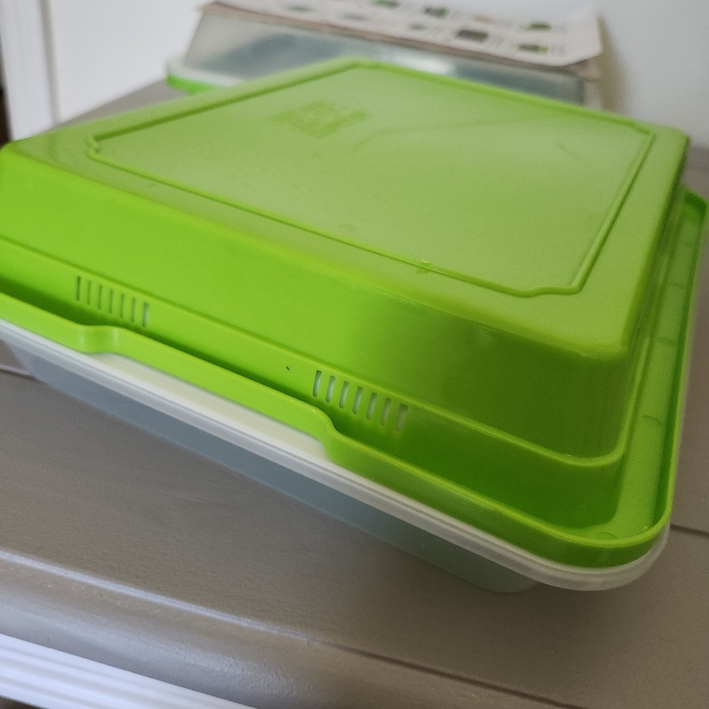 2- Pack Microgreens Sprouter Tray for Sprout Horticultural Hydroponics