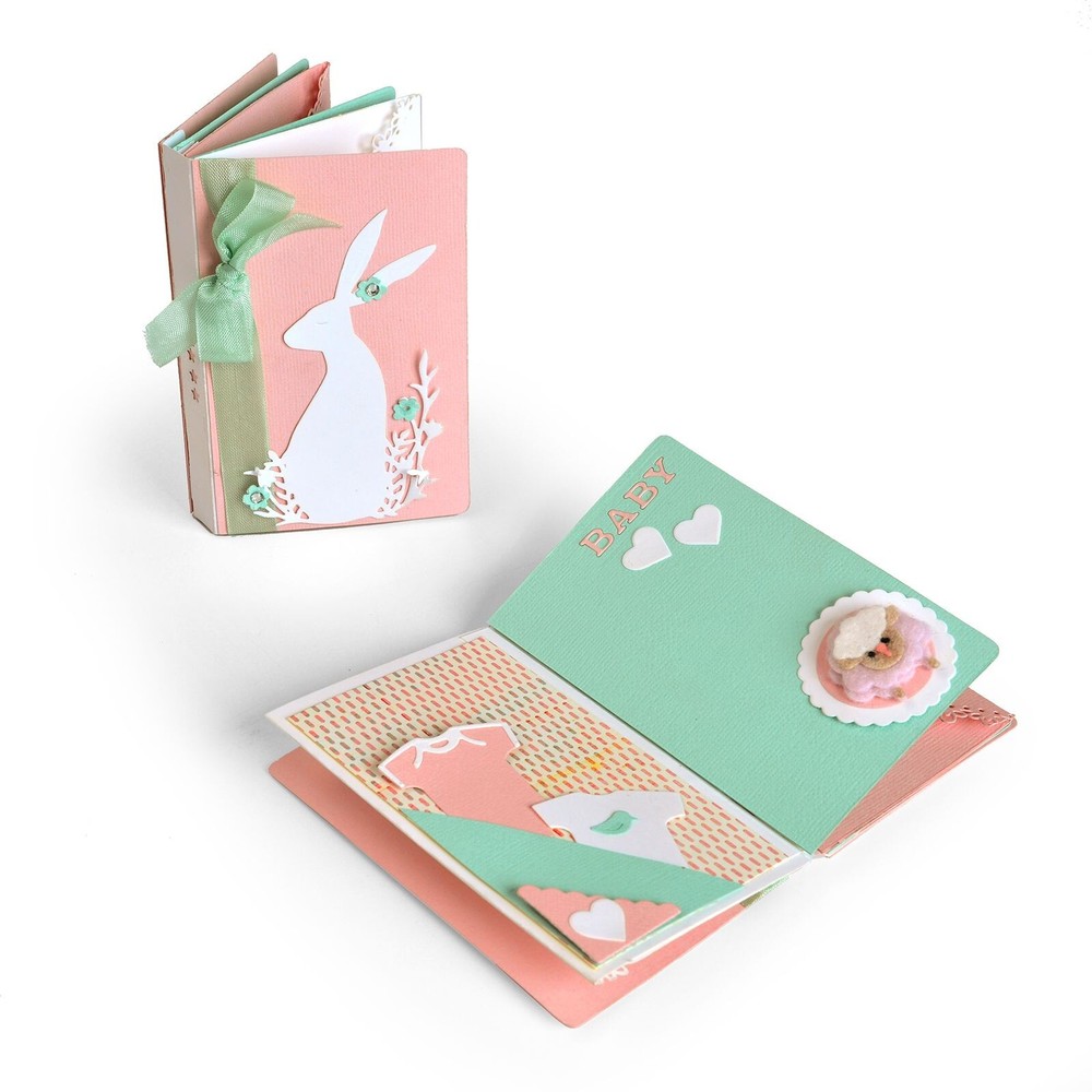 New, Retired Sizzix Thinlits Creative Corners 7pc #663481 Retail $14.99